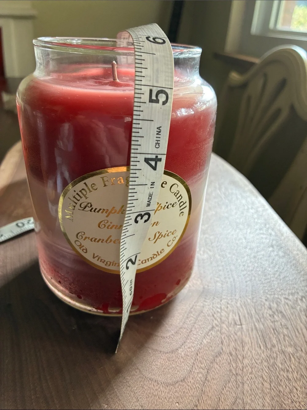Vintage  Old Virginia Candle Company candle